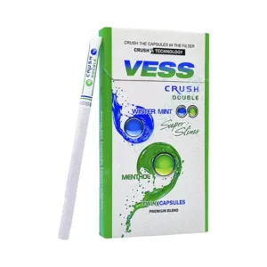 บุหรี่นอก Vess เมนทอล (2 เม็ดบีบ)