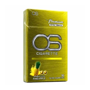 บุหรี่นอก โอเอส OS หวานเย็น กลิ่นสับปะรด (2 เม็ดบีบ)